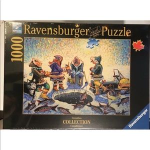 Ravensburger 1000 piece Puzzle Canadian Collection “Ice Fishing” NEW! Sealed!